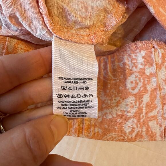 Free People Womens Floral Shorts Sz Small - Picture 3 of 7